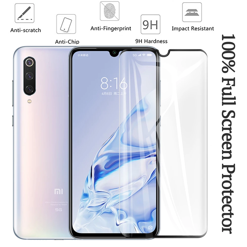 Изогнутое защитное стекло 9H HD Note10 для Xiaomi CC9 Pro Mi Note 10 закаленное на kisomi xiomi cc9pro cc9p