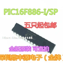 10 шт./лот PIC16F886-I/SP DIP28