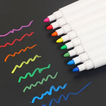 

12 Colour Set Of Colour Repeatable Water Soluble Brush Water-based Chalk 70ml Office School Supplies Accessories