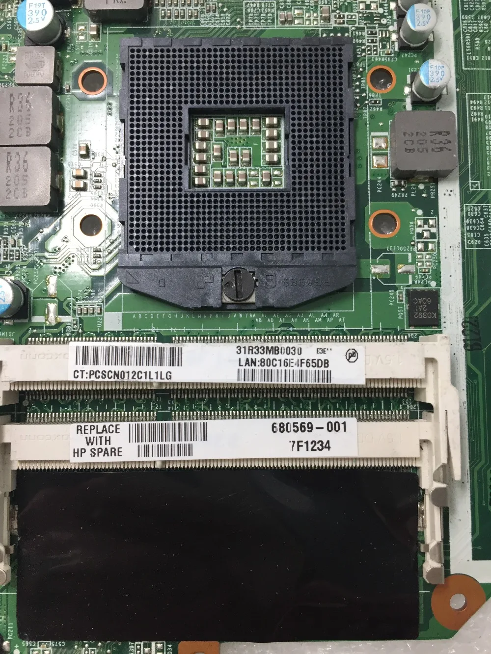 SHELI For HP G4-2000 laptop Motherboard 680569-501