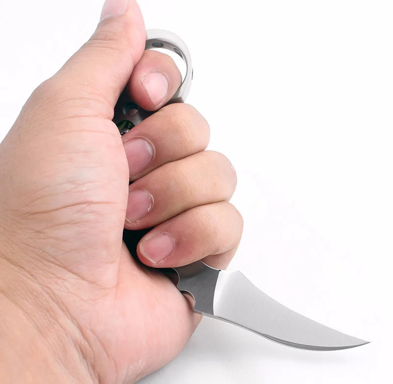 Высокое качество D2 стальной нож Karambit Mikta ручка походные охотничьи ножи для