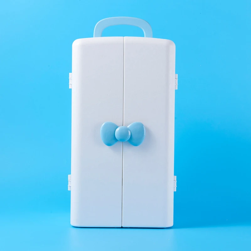 

Makeup Organizer Modern Jewelry Cosmetic Storage Display Boxes with Handle Waterproof Organizer @LS