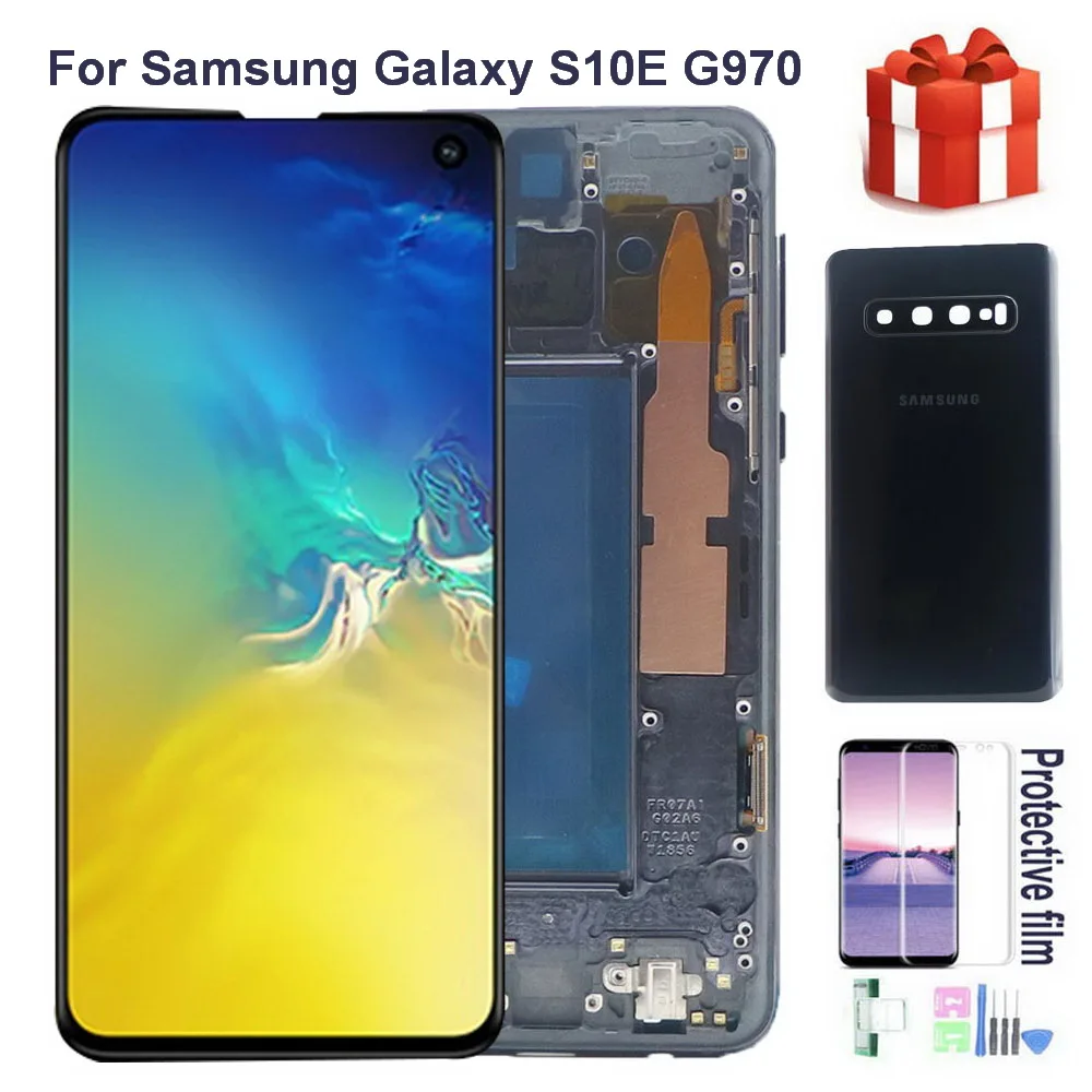 100% Оригинальный ЖК-дисплей для SAMSUNG Galaxy S10E G970F/DS G970U G970W SM-G9700 ЖК дисплей с сенсорным