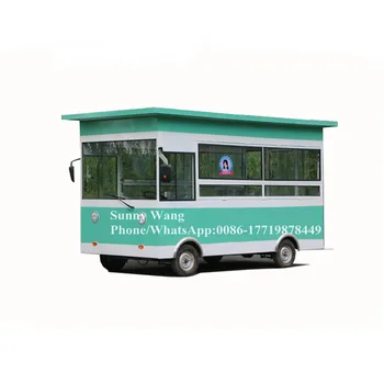 

electric kitchen car/ food truck/ fast food service car Mobile Fish Cart Ice Cream car