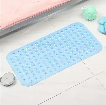 

38x70cm Pvc Foot Suction Cups Bath Household Shower Bath Carpet With Odorless Non-slip Environmentally Bathroom Mat