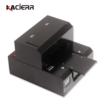 Online Semi-auto A4 Uv-flachbettdrucker Epson L805 Druckkopf HD Bild Ausgang 6 Farben Inkjet Druckbare Silikon/leder/glas