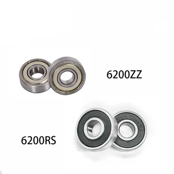 

1pc Deep Groove Ball Bearing 6200 6201 6202 6203 6204 6205 6206 2RS ZZ Rubber Sealed Bearing Steel Miniature Bearing Metal