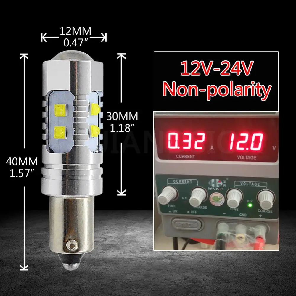 Автомобильный Клин BA9S T4W 2x50 Вт BAY9S H21W Canbus CREEXBD чип Bax9s H6W Led внутренняя подсветка