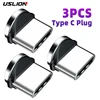 USLION 3 Pcs Magnetic Plug Magnetic Charging Cable Tips Adapter 8 Pin Micro Type C Magnet Connector For iphone Xiaomi Huawei ► Photo 2/4