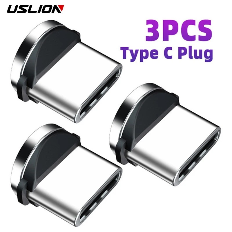 USLION 3 Pcs Plug Charging Cable Adapter 8 Pin Micro