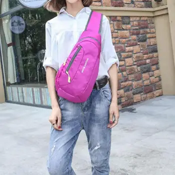 

Women Bags Nylon Small Chest Bag Sport Travel Shoulder Bag For Man Sling Backpack Hiking Outdoor Bags