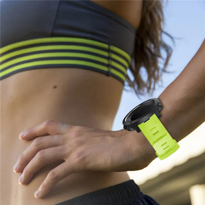Браслет классический сменный мягкий силиконовый ремешок для Suunto Ambit3 вертикальный оптовый поставщик Прямая поставка