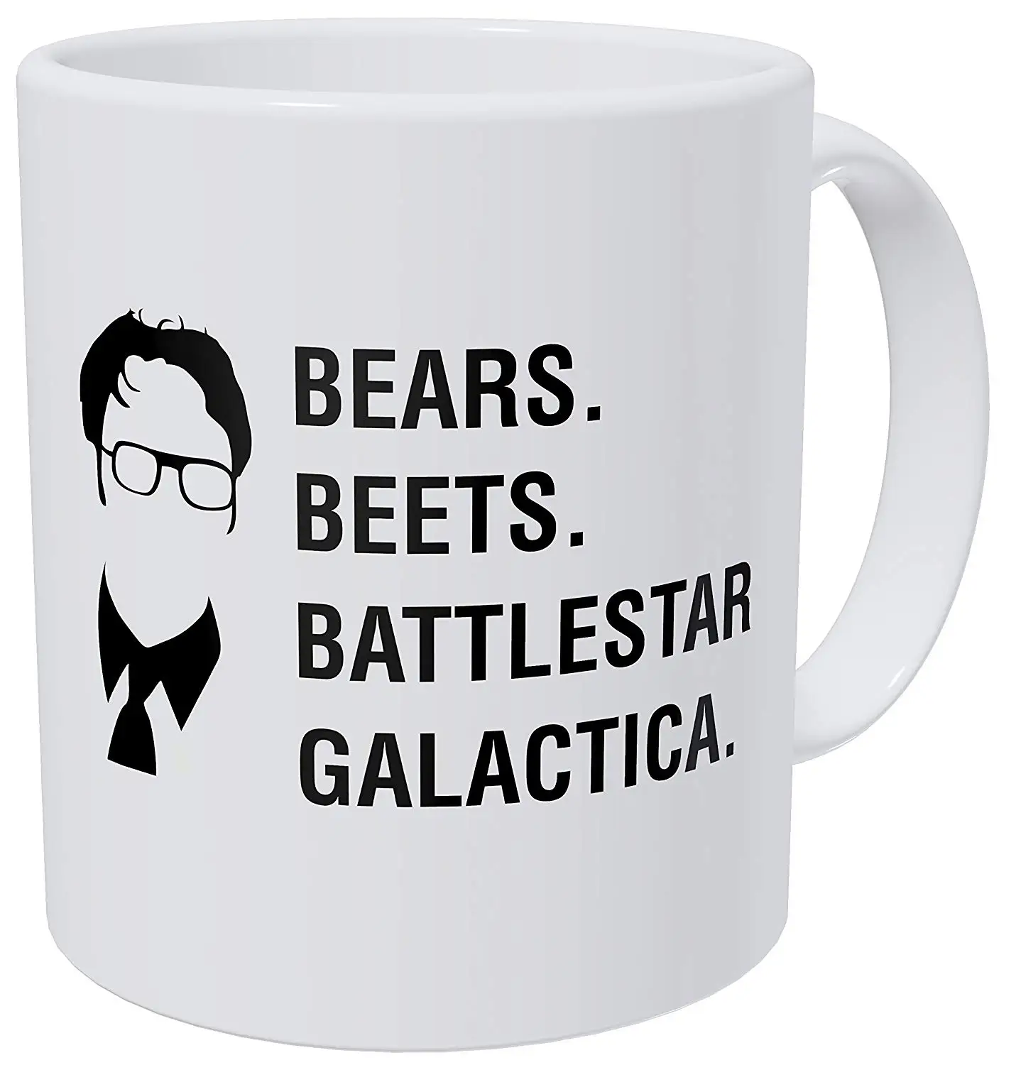 Медвежья бита Battlestar галактика Джим дуйт Шрут офис 11 унций забавная кофейная