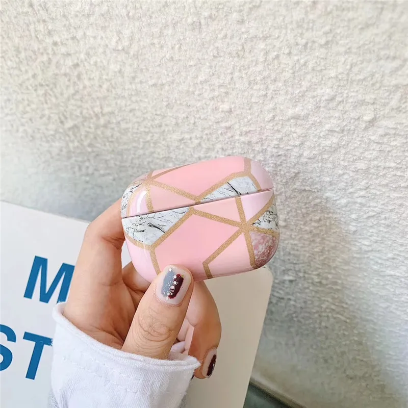 3D мраморный чехол для Airpods Pro Чехол беспроводной Bluetooth чехол для airpod 3 чехол для Apple Air Pods Pro fundas Coque