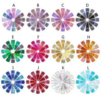 

12 Colors Mixed Holographic Makeup Chunky Glitter Face Body Eye Hair Nail Epoxy Resin Festival Chunky Hexagons Sequins