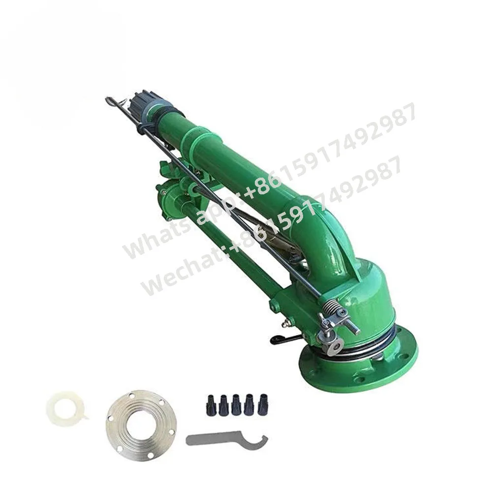 

Agricultural Irrigation Equipment Turbine Worm 360 degree Automatic Rotating Rocker Spray Gun Dust Suppression Spray Nozzle