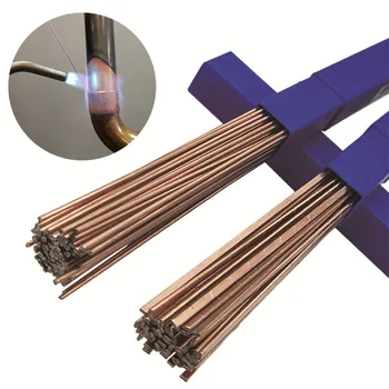 

5/10PCS Welding Wire Refrigerator Air Conditioning Copper Tube Welding Phosphor Copper Welding Rod Flat Wire