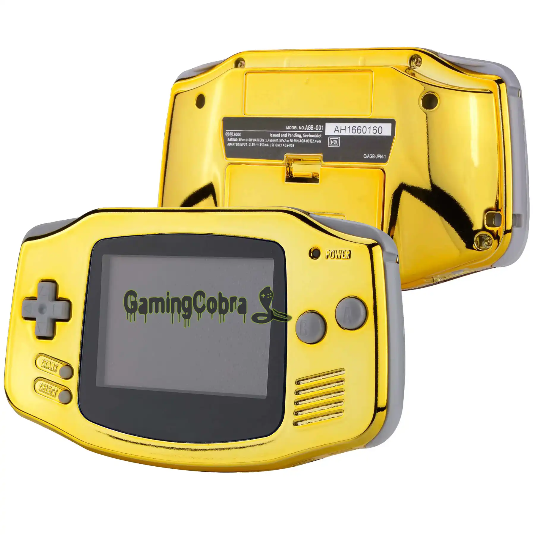 クロームゴールドgba交換フルw ボタンドライバーセットゲームボーイアドバンスのゲームコンソール別売 ケース Aliexpress