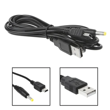 

1PC 2-In-1 USB Data Cable Charger Charging Cord For PSP 2000 3000 Gaming Accssories
