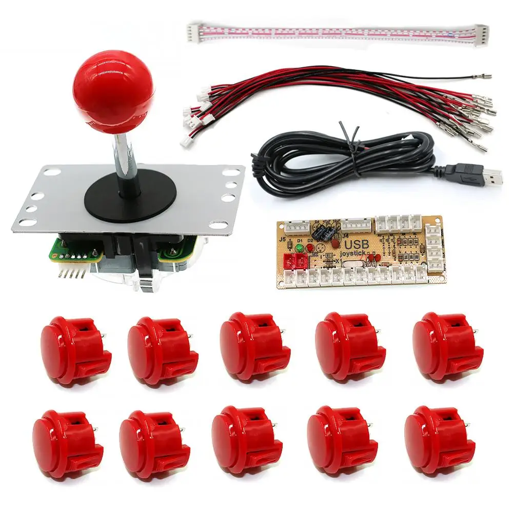 Ретро аркадная консоль DIY Kit USB плата Классическая Нулевая задержка кодировщик