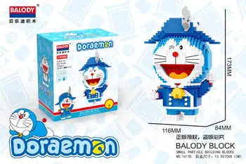 

Balody Blocks Anime Model Pirate Doraemon Japanese Cartoon Figures Building Toys for Kids Presents brinquedos Girls Gifts 16135