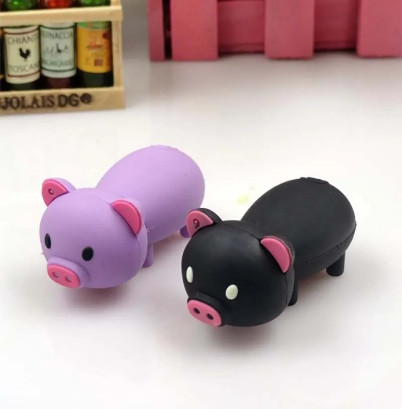 Мини карманный размер 8 г 16 г 32 г 64 г usb Прекрасный Дизайн piggy pendrive светильник и удобная ручка привода мультфильм животное cle usb флеш-накопитель флешка