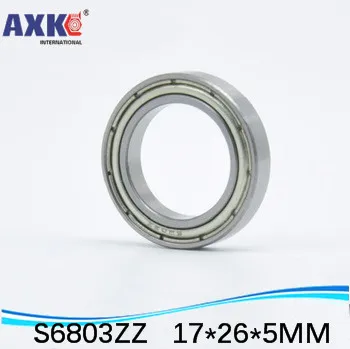 

500pcs free shipping thin wall deep groove ball bearing 6803ZZ 17*26*5 mm