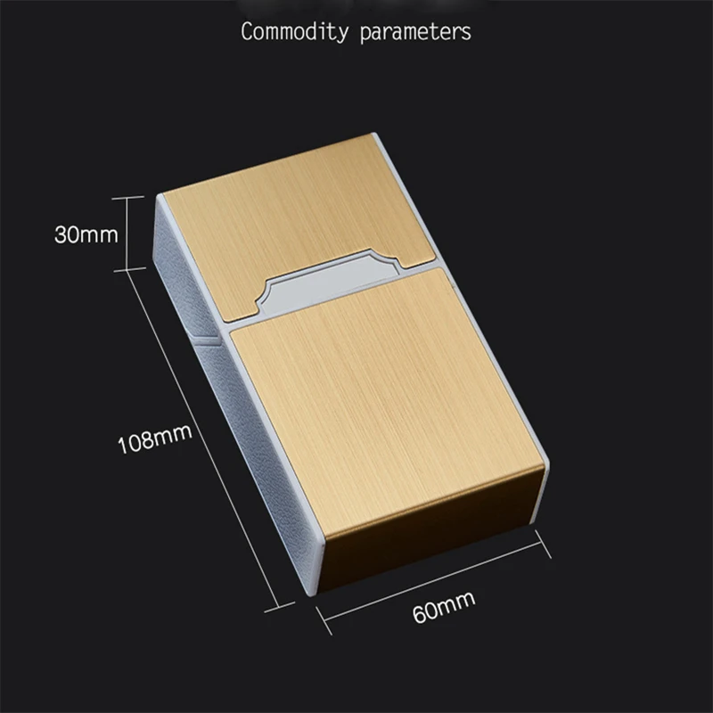 Портативный USB зарядка Зажигалка 20 сигарет коробка чехол зажигалка деловой подарок для мужчины электрическая зажигалка для сигарет держать 20 сигарет