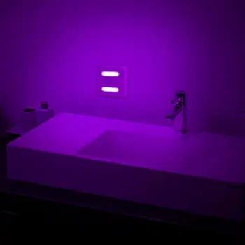 

Cabinet Lamp UV Germicidal Lamp Motion Sensor Human Body Induction White Light UV Purple Wall Hanging Night Light