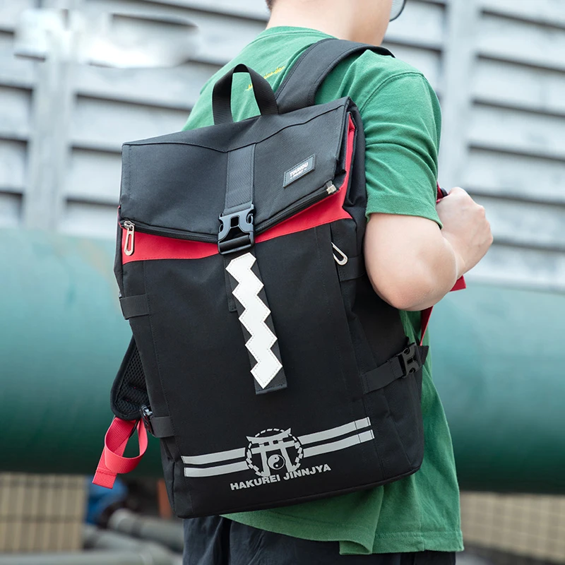 

Anime TouHou Project Hakurei Reimu Cosplay Bag Boy Sport Backpack School Bag Student Shoulder Bag Fashion Backpacks Gifts