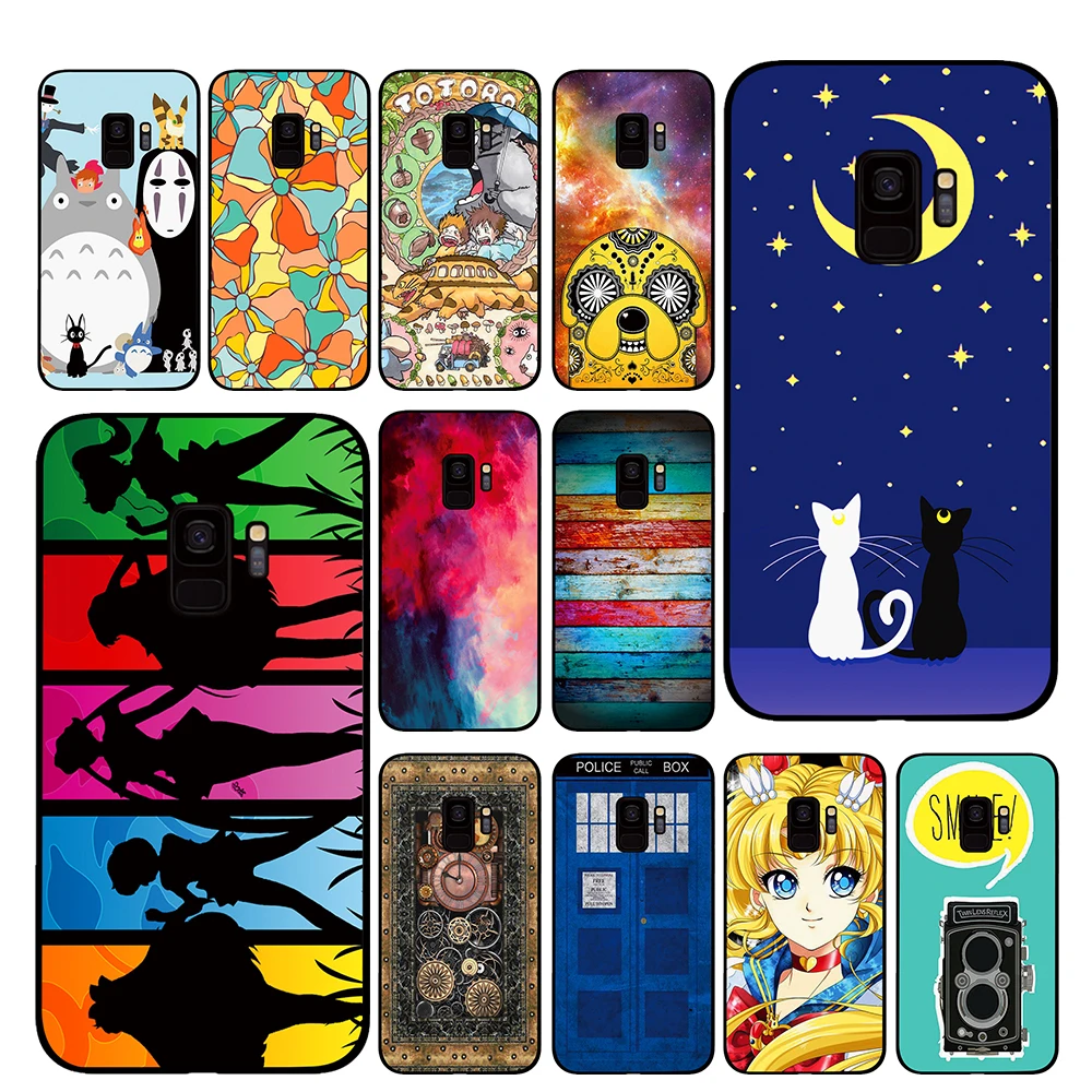 

STUDIO GHIBLI for Samsung Galaxy A6 A8 Plus A7 A9 2018 A5 2017 18 J530 J7 J8 Phone cases