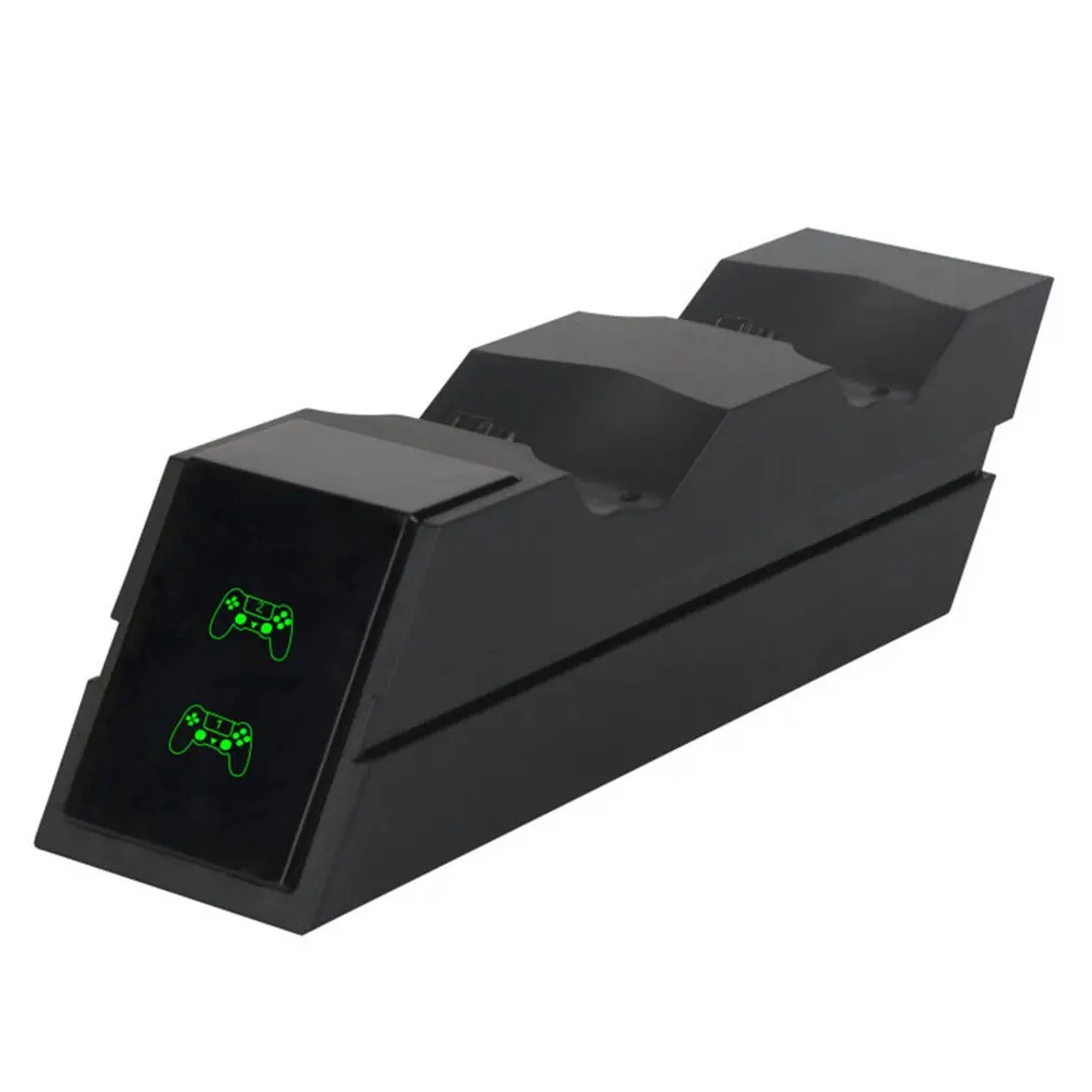 

for PS4 Controller Charger Bracket Dual Charging Station Status Display Screen for Playstation 4 Slim LED Indicator / PRO Handle
