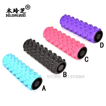 

Gym massage sports hollow and covered yoga column foam roller training 45cm*14cm massafe exercise Pilates Body