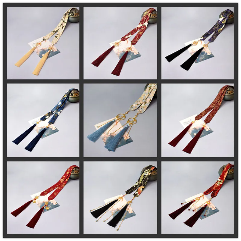 

Hanfu hair band ancient style tassel men and women wiping amount super fairy headdress ancient accessories hair rope