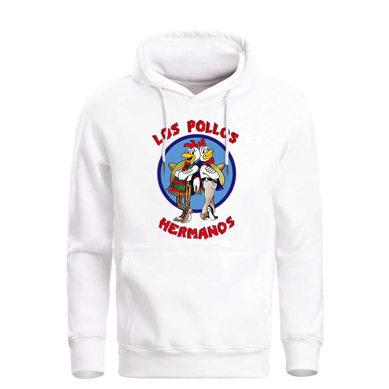 Breaking Bad Los Pollos Hermanos, толстовки, свитшоты для мужчин, ТВ шоу, куриные братья, брендовая толстовка, новинка, весна-осень, с капюшоном - Цвет: White