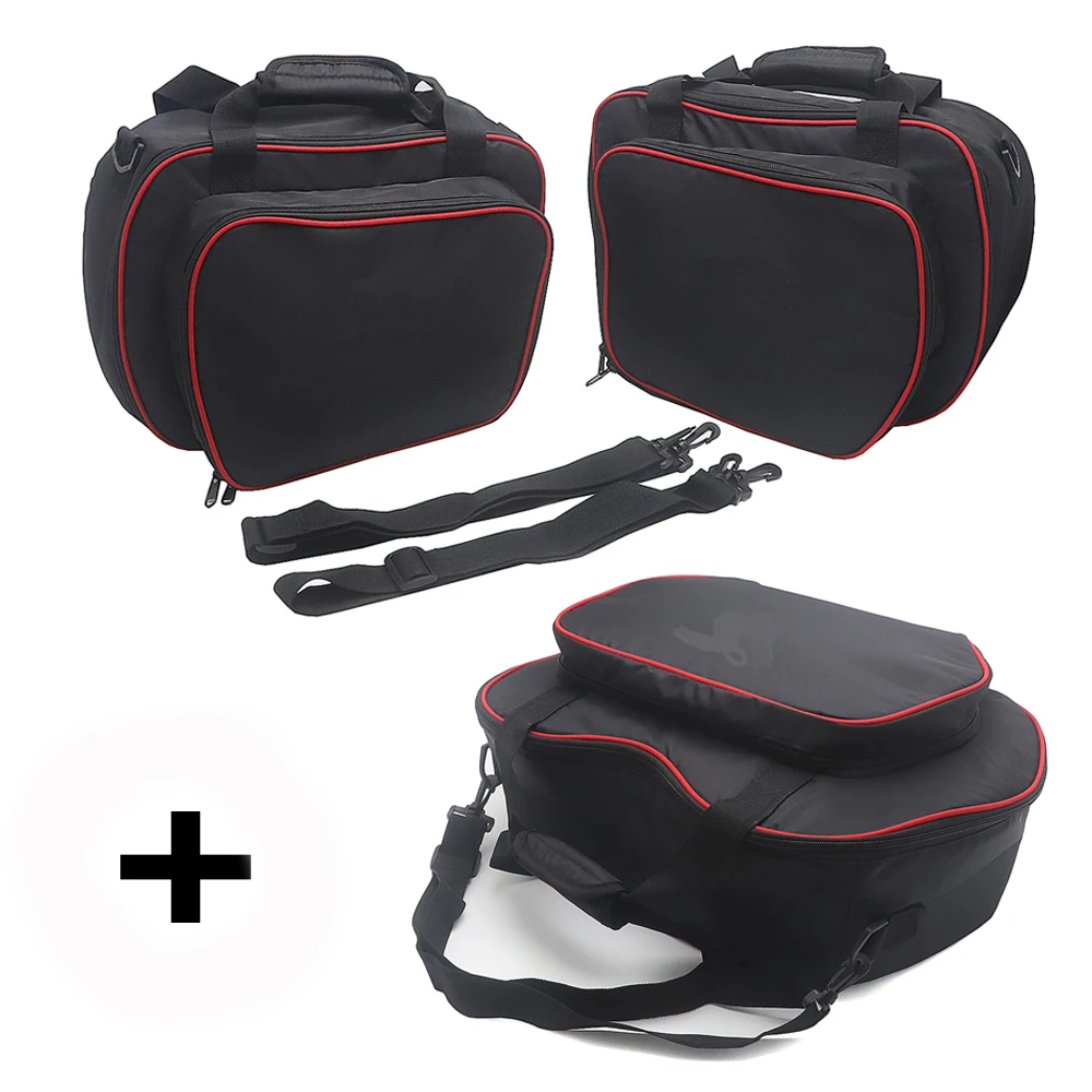 

2021 New Motorcycle Expandable Black Red Pannier Liners Bags Inner Bags For DUCATI MULTISTRADA V4 S 2021