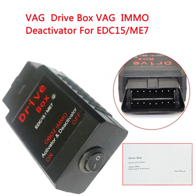 Деактиватор для AD EDC15/ME7 VAG IMMO привод OBD2 OBD 2 бесплатная доставка | Автомобили и