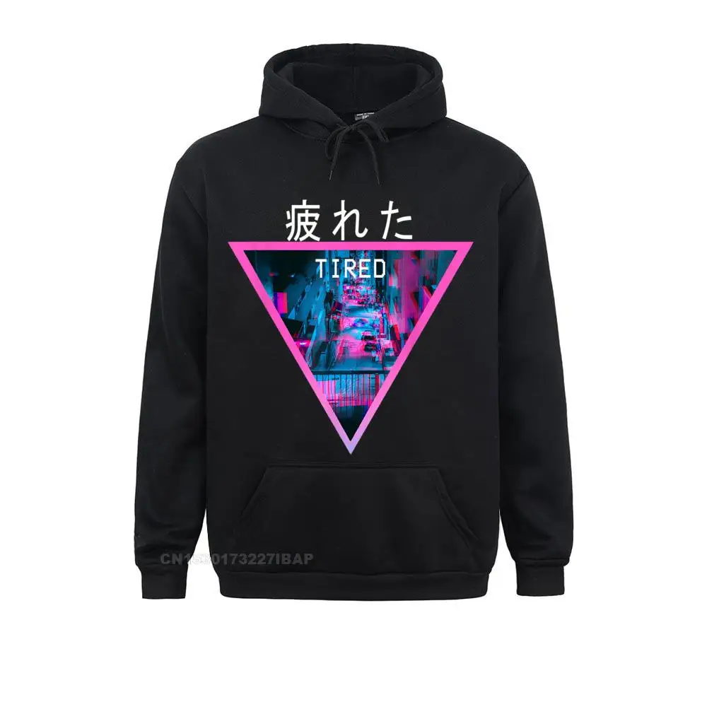 

Tired Vaporwave Streetwear Style Gift Vaporwave Tee Sweatshirts for Men Party NEW YEAR DAY Hoodies Cute Street Clothes