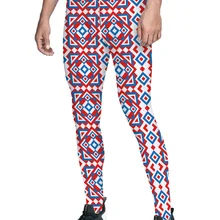 Абстрактный геометрический дизайн американского флага Ele мужские ts брюки мужские Леггинсы с карманами День Независимости Buttery мягкая износостойкость Ni