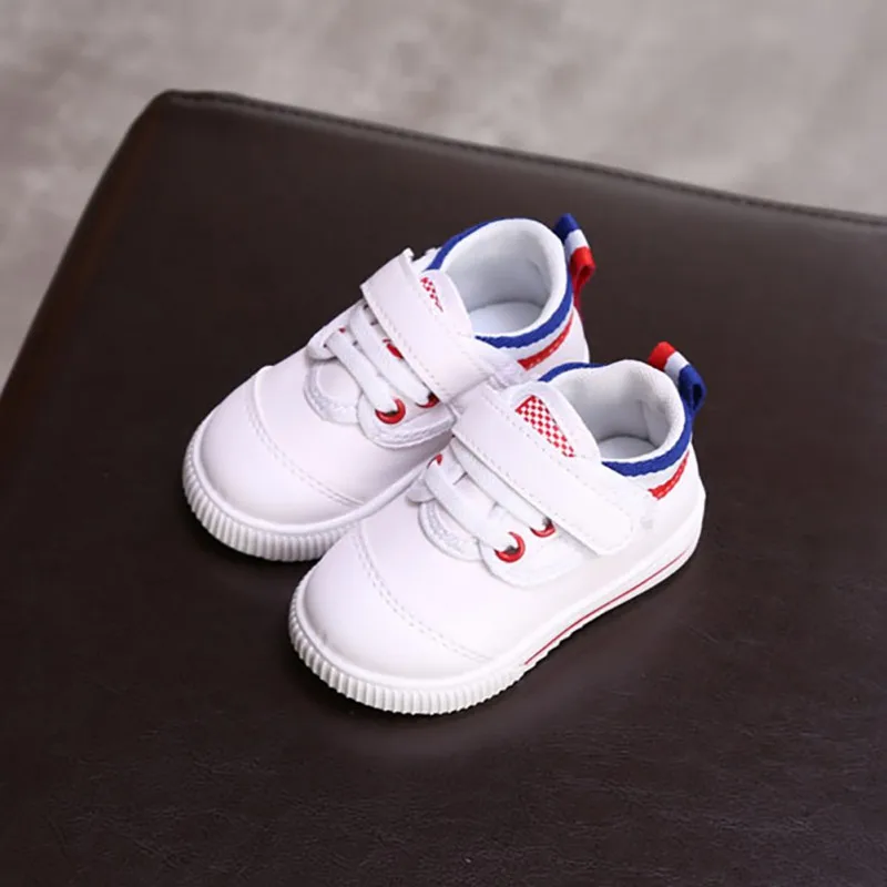 

Boys Girls Soft Soled Casual Breathable Anti-Slip Sneakers Kids Rubber Shoes 1-4Y Children Elastic Band Fashion Shoes