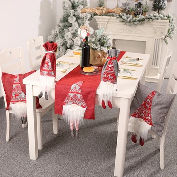 

Christmas Table Runner Home Hotel Dining Table Cover Cloth Party Holiday Decor