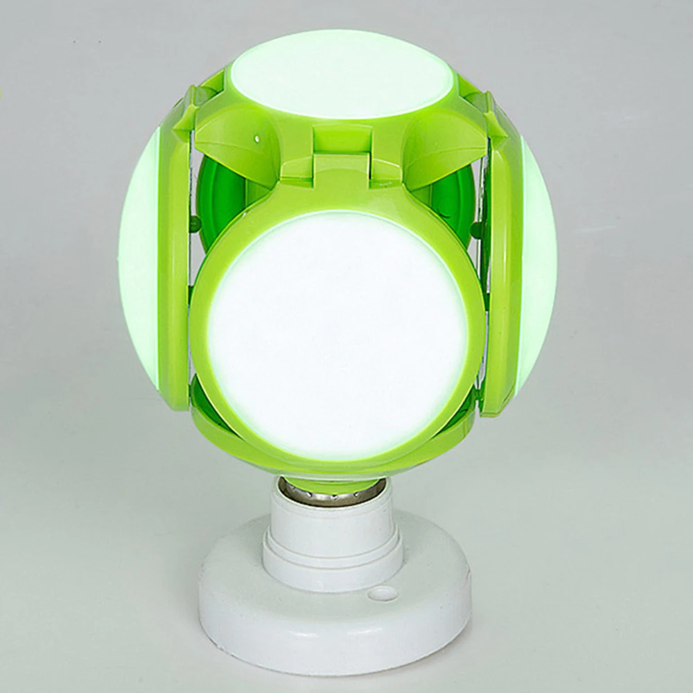 Super Bright LED Folding Bulb E27 40W Football Modeling Lamp AC 85-265V LED Bulb Bubble Ball Bulb Foldable Replace Halogen Light 18