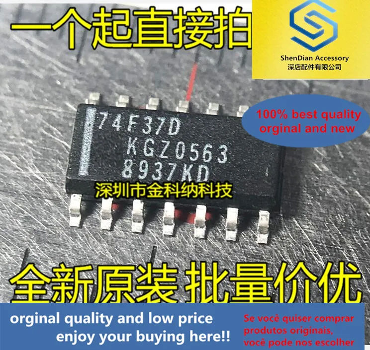 

10 шт. только оригинальная новая модель 74F37D N74F37D SMD SOP14