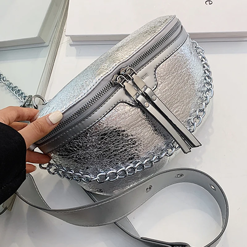 Модные однотонные сумки через плечо из искусственной кожи для женщин 2020 дизайн с