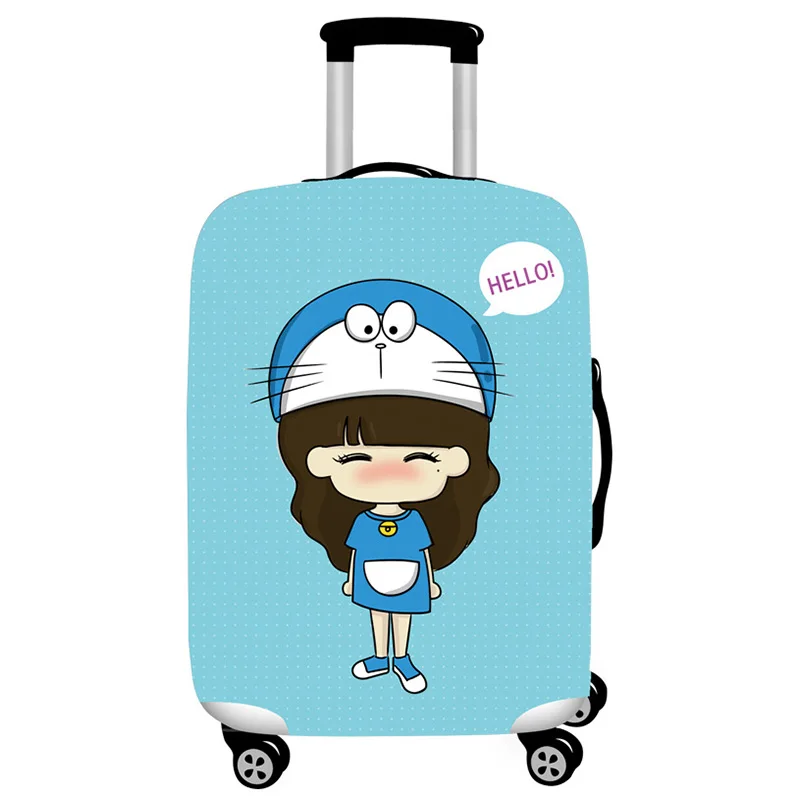 E Luggage cover Эластичный багажный Защитный чехол для чемодана, защитный чехол на колесиках, чехлы для 18-32 дюймов, чехлы для чемоданов, аксессуары для путешествий - Цвет: E Luggage cover