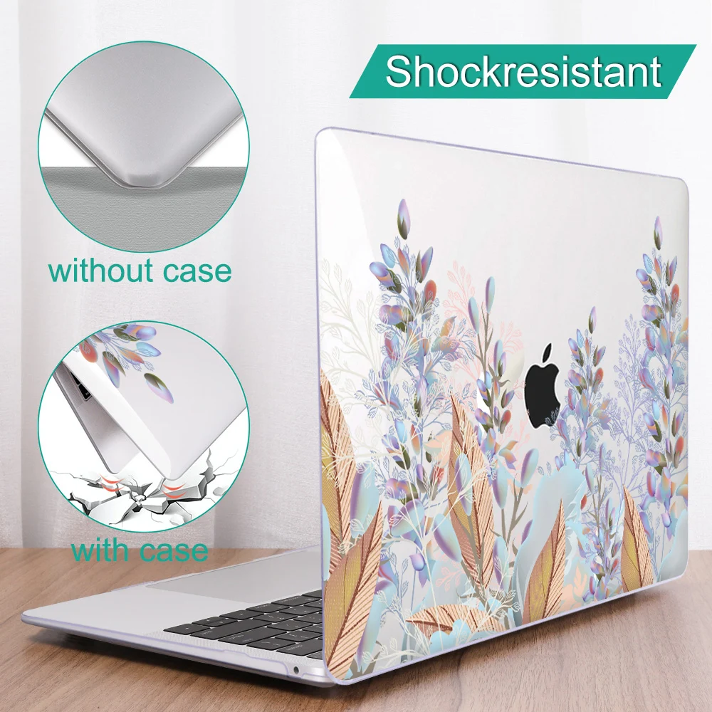 Redlai шаблон пластиковый жесткий корпус чехол для MacBook Pro 16 дюймов A2141 с сенсорной панелью Pro 13 Air 11 13 дюймов