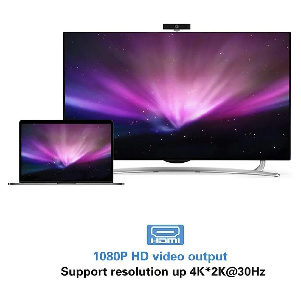 Usb C к Hdmi адаптер Usb 3,1 type C к Vga Hdmi 4K конвертер UHD порт концентратор Ef профессиональная Мода Быстрый порт способность