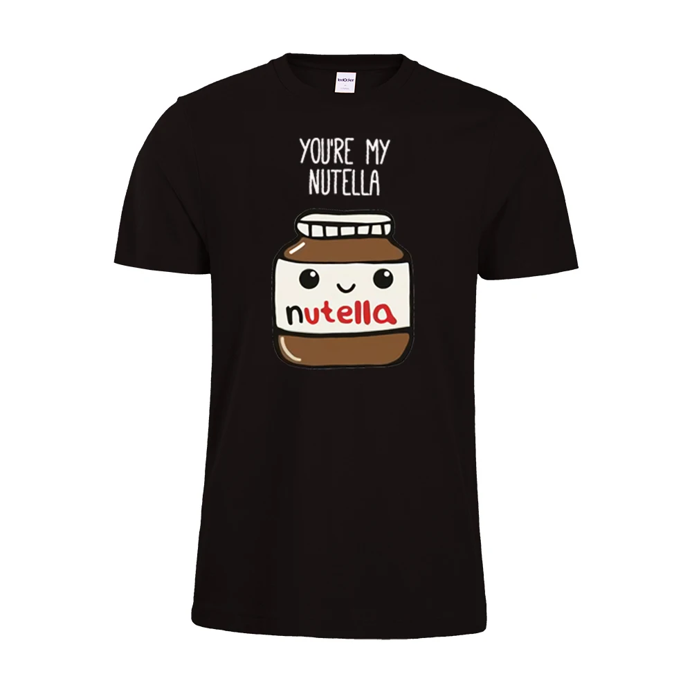 Nutella and Bread футболка подарок для пары Комплект лонгслив для пары его и ее рубашки просто женатые рубашки