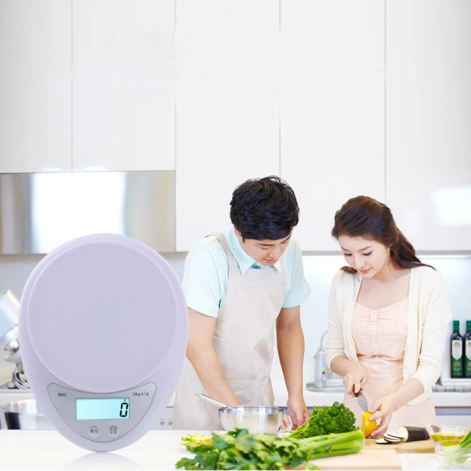 Электронные цифровые кухонные весы для еды 5 кг 5000 г/1 г, цифровые весы для кухни, диеты, Почтовые весы, весы, баланс