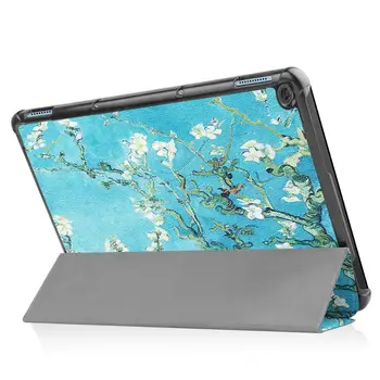 

Smart case for Lenovo chromebook Duet 10.1 10.1-inch pu leather print stand flip cover tablet shell
